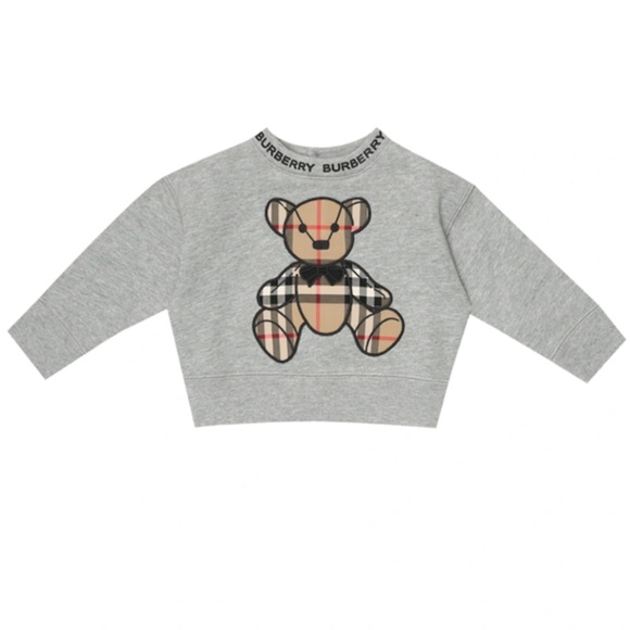 Burberry Baby Thomas Bear cotton sweater with button closure at back   12months - Picture 8 of 15